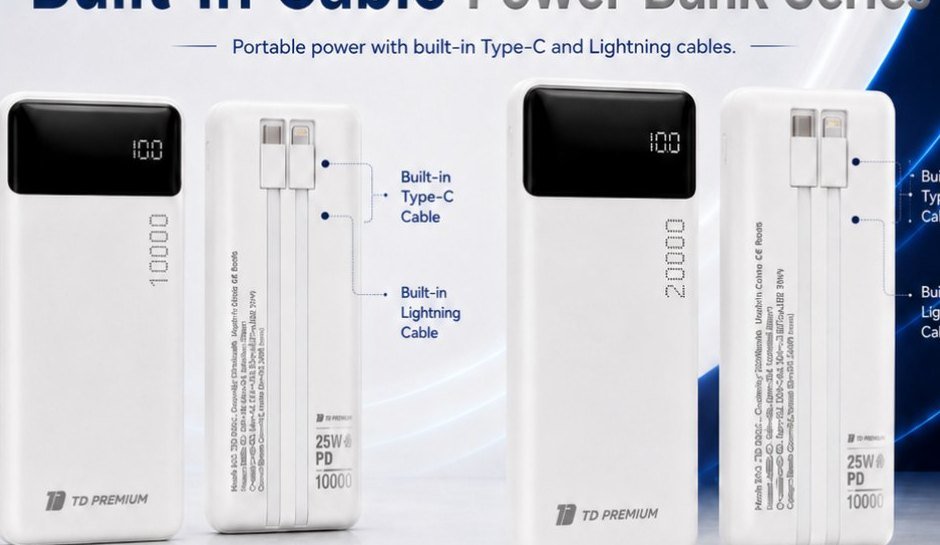Built-In Cable Power Banks